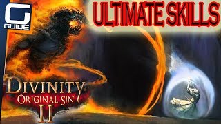 DIVINITY 2 ORIGINAL SIN  ALL ULTIMATE SPELLS amp SKILLS Showcase amp Testing [upl. by Seiber]