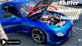 Is Your RX7 Shifter SLOPPY Fix it NOW [upl. by Ddej855]