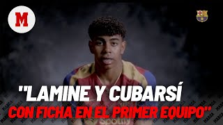 Lamine y Cubarsí hacen historia en el Barça [upl. by Assina]