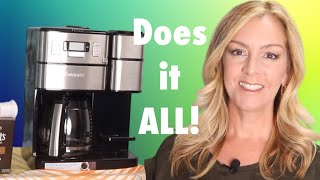 Cuisinart Grind amp Brew Plus coffee machine FULL review  drip coffee amp Keurig in one [upl. by Rochkind]