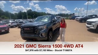 2021 GMC SIERRA 1500 4Wheel Drive AT4 for Sale [upl. by Saire]