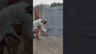 New spray paint gate youtubeshorts paintingsupplies viralvideo [upl. by Negiam]