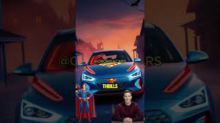 🎃Epic Hyundai Ioniq 5 N with Superhero superman Halloween Vibe shorts [upl. by Senga117]