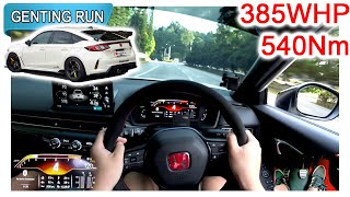 Part 22  385whp 540Nm Honda Civic Type R FL5  Malaysia POV Genting Run 冲上云霄 CC Subtitle [upl. by Bright255]