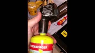 Faulty Rothenberger SuperFire 2 Blow Torch Propane Gas Leak [upl. by Amiaj270]