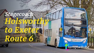 Holsworthy to Exeter • Stagecoach South West 6 • Realtime [upl. by Cacka]