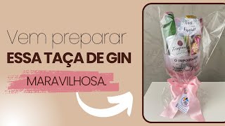 Como transformar uma taça de gin🍸 Em um incrível presente🎁 [upl. by Krusche871]