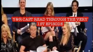 1st Episode of YampR Cast Read Through  2020  The Young amp The Restless [upl. by Kanal248]