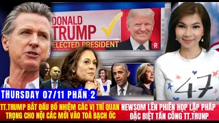 LIVE PHẦN 2  0711 TTTRUMP BẮT ĐẦU BỔ NHIỆM CÁC VỊ TRÍ QUAN TRỌNG CHO NỘI CÁC MỚI VÀO TOÀ BẠCH ỐC [upl. by Aihsel]