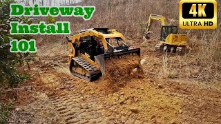 How To Build A Gravel Road on Unstable Ground Part 1 of 10 [upl. by Dhu538]