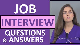 Nursing Interview Questions and Answers by Nurse Sarah [upl. by Malony897]