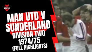 Man Utd v Sunderland 7475 Division 2 [upl. by Imena614]