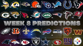 NFL Week 8 Predictions [upl. by Devona]