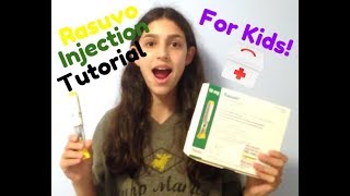 Rasuvo Methotrexate Injection Tutorial  FOR KIDS [upl. by Nnaeirual]