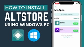 Install AltStore on iPhoneiPad using Windows PC [upl. by Emrich]