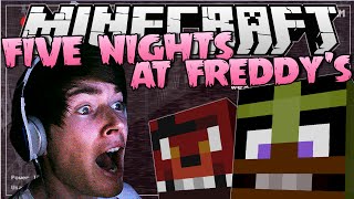 FIVE NIGHTS AT FREDDYS  INSANE Jumpscares  Minecraft [upl. by Jaymie]