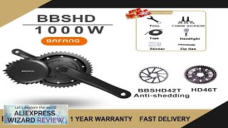 Bafang BBSHD 1000W 48V52V Mid Drive Motor Electric Bike Conversion Kit BBS03B Review [upl. by Beaufort]