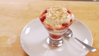 August Recipe  Traditional Cranachan with Mixed Berry Coulis and Whipped Cream [upl. by Nnahtur]