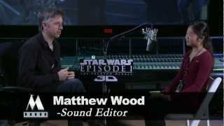 STAR WARS THE PHANTOM MENACE 3D  Matthew Wood interview [upl. by Trebmer]