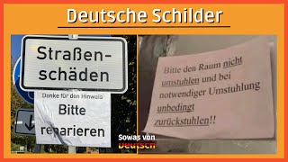 Wenn Deutsche Schilder schreiben 1 [upl. by Whitaker]