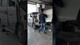 Maruti eeco car accident repairing 🧑‍🔧🔥🤙viralvideo newvideo newvideo [upl. by Riamo418]