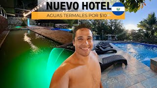 NUEVO Hotel en El Salvador🇸🇻 con Aguas TERMALES  Daypass desde 10🤗 [upl. by Anuala141]