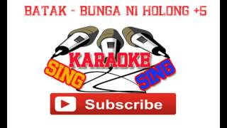 BATAK BUNGA NI HOLONG 5 KARAOKE TANPA VOKAL YouTube [upl. by Rehtse863]