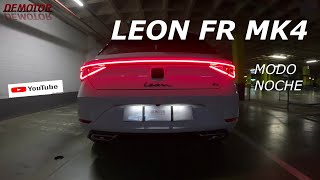 Seat León FR 2023 MK4  Iluminación🙈👍 [upl. by Nanam]