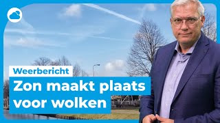 Weerbericht wolken krijgen weer de overhand [upl. by Pillsbury]