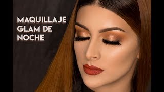 Maquillaje Glam de Noche Fácil  Tutorial Paso a Paso [upl. by Yursa]