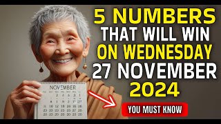 Lucky Numbers 5 NUMBERS TO WIN JACKPOT on Thursday 21st NOVEMBER 2024  Buddhist Philosophy [upl. by Yarod257]