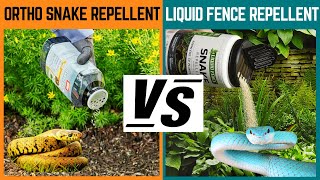 Liquid Fence vs Ortho Snake Away Repellent Granules  What is Best Snake Repellent [upl. by Nonnah]