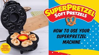 SUPERPRETZEL Pretzel Maker Instructions Video  Fizz Creations [upl. by Proud]