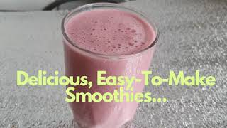 Delicious Easy To Make Healthy Smoothies for weight loss [upl. by Margareta]