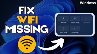 How to Fix WiFi Icon Missing on Windows 11 [upl. by Animlehliw]