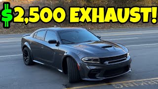 2023 Dodge Charger Scat Pack 64 w 2500 EXHAUST [upl. by Etnwahs]