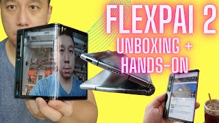 Royole FlexPai 2 Unboxing  HandsOn With Newest Foldable [upl. by Carn]