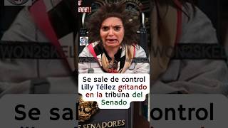 Lilly Téllez enloquece en la tribuna del Senado defendiendo al Pueblo de México 😱🤣 [upl. by Leuas]