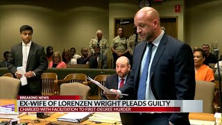 Exwife of Lorenzen Wright pleads guilty [upl. by Elehcir]