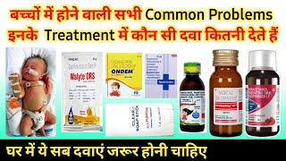 बच्चो में Commonly Use होने वाली दवाएं  Common Problems in children and its treatment  Pediatric [upl. by Calabresi496]