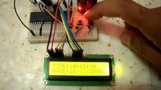 PIC16F887 microcontroller and DS3231 real time clock [upl. by Nordin220]