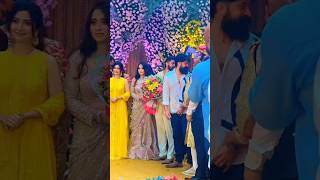 Yash 😍 Radhika Pandit in a Engagement Function 😻 yash yashboss exclusive radhikapandit shots [upl. by Edahs]