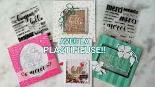 Magie avec la plastifieuse Carte avec des vraies fleurs plastifieuse ACTION [upl. by Chil447]