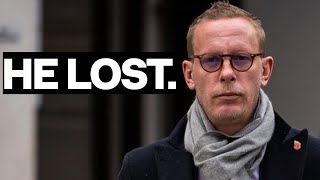 Laurence Fox DEFEATED In Court  Crystal Who He Targeted Spills It All [upl. by Kalbli]