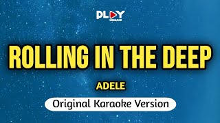 Adele  Rolling In The Deep Karaoke Version [upl. by Drofnas]