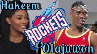 New NBA Sports Fan Reacts to Hakeem Olajuwon Basketbal Highlights [upl. by Hernardo]