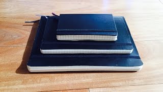 Moleskine Notebook Size Comparison [upl. by Rosalynd758]