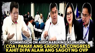 COA nagisa at halos magkanda utal utal sa ginawa ni Cong Marcoleta dahil sa notice of Disallowance [upl. by Eenehs]