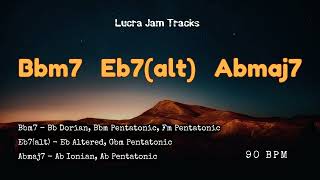 Jazz 251 Backing Track In Ab Major  90 bpm [upl. by Hale698]