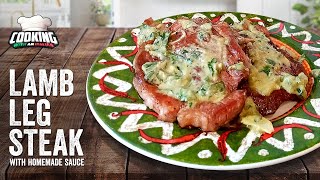 How to Cook Lamb Leg Steak with Homemade Sauce  In 15 minutes [upl. by Irrabaj]